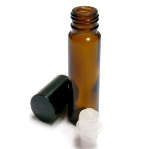 10ml Amber Glass Roller Bottle